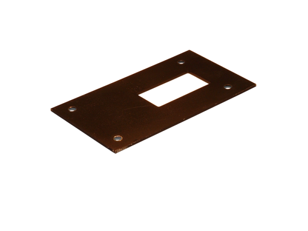 Стальна пластина під кінцевик (заглушку) профіля LEGRAS Стальна пластина під кінцевик (заглушку) профіля LEGRAS